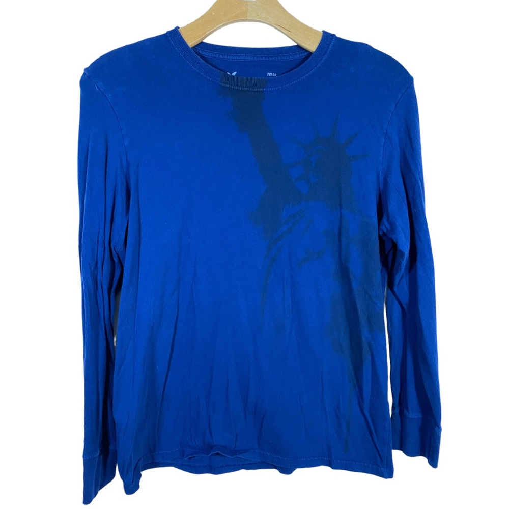 Guys' American Eagle Outfitters LS Statue of Liberty Silhouette Tee